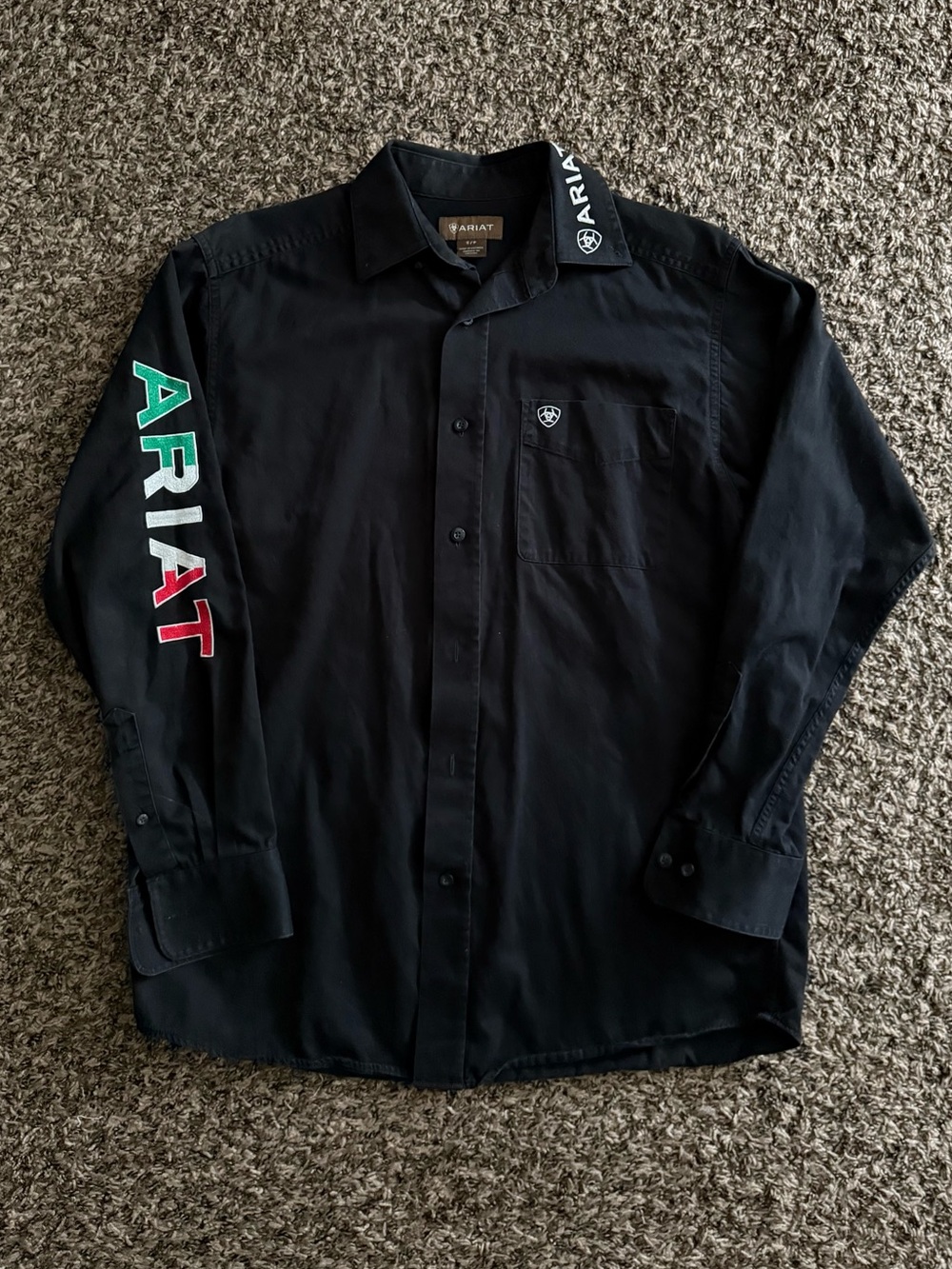 Ariat Mexico Dress Shirt Size Small